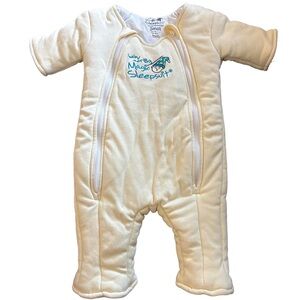 Baby Merlin Magic Sleepsuit Small 3–6 Months Light Yellow Cotton